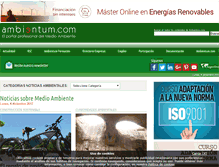 Tablet Screenshot of ambientum.com